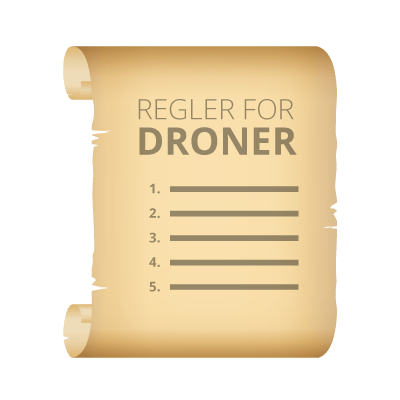 Droneregler - du skal om reglerne for droneflyvning!